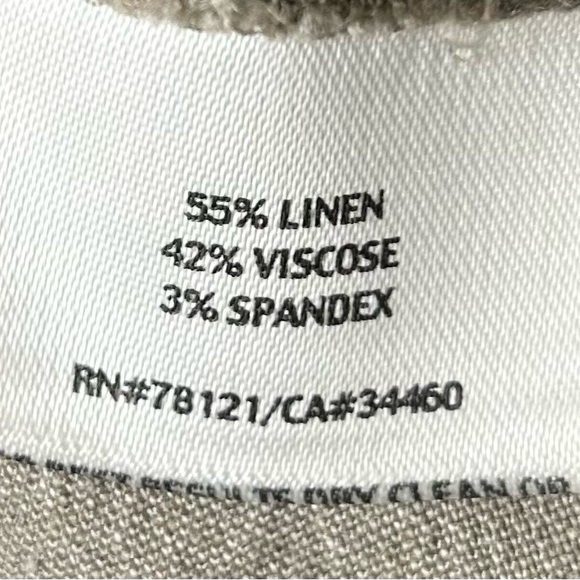 EILEEN FISHER A Line MIDI Skirt Women’s XL Linen Viscose Lagenlook Minimalist - Picture 7 of 11